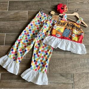 Trader Joe’s | Handmade Top & Pants Set SKU 07071 “Cheese Experience”
